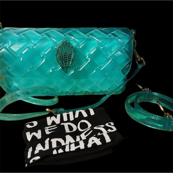 Kurt Kruger Handbags - Kurt Geiger London Mini Kensington Drench Vinyl Convertible Crossbody Bag Jelly